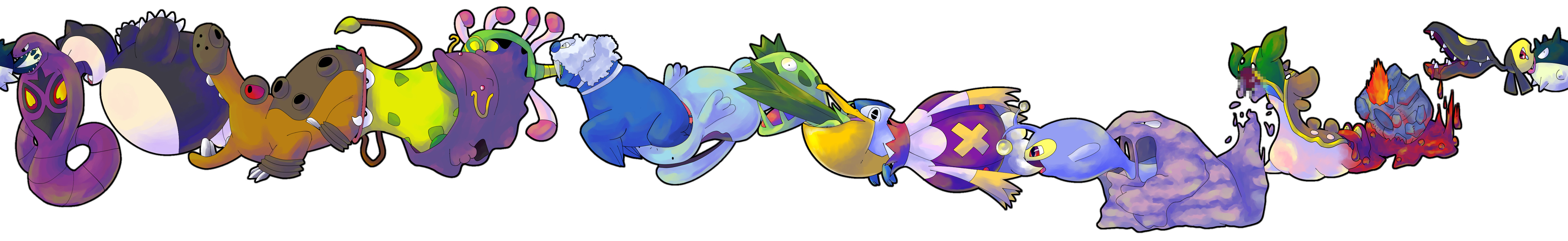 たくわえるはきだすのみこむを覚えるポケモン全種（当時）